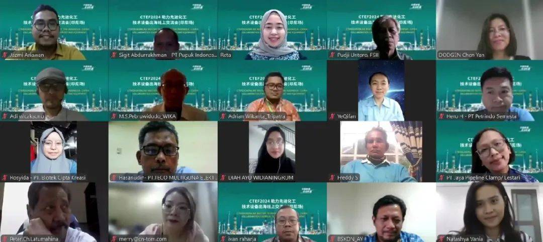 首场“助力先进化工技术设备‘出海’线上交流会（印尼场）”圆满举办！(图11)