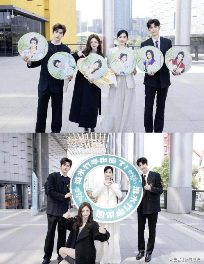 剧宣内卷终结者！《淮水竹亭》扫楼把片场搬进写字楼(图2)