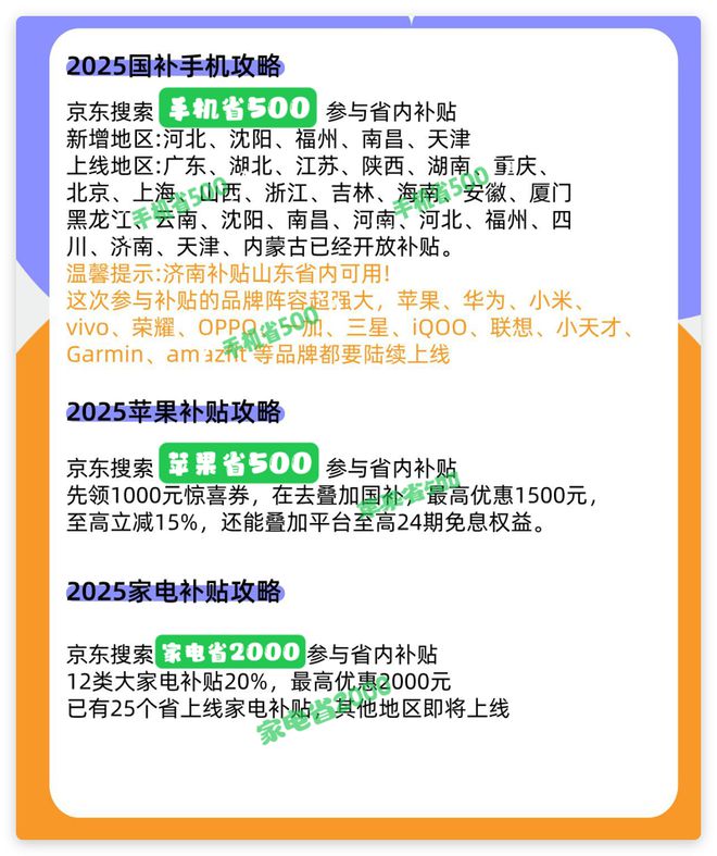 2025年国家手机家电补贴新标准发布领取方式详解！(图3)