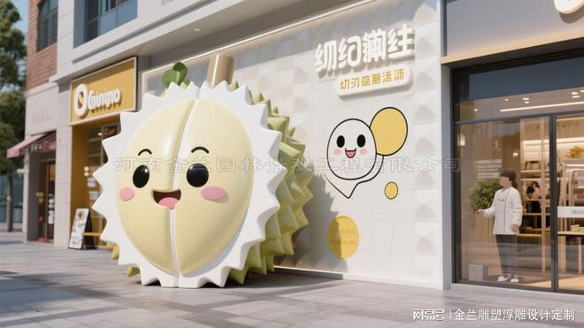 米乐M6网页版：店面卡通网红卡通雕塑定制：塑造店面的流量密码(图3)