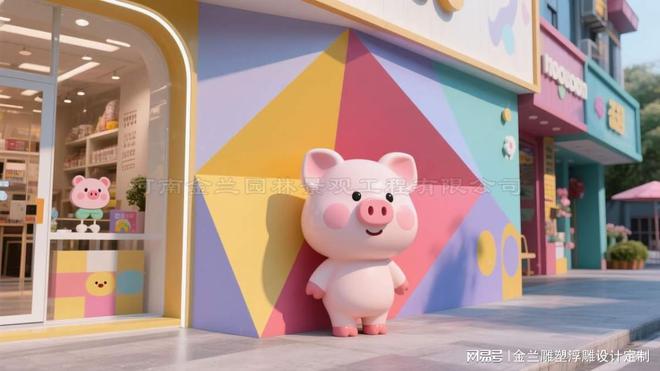 米乐M6网页版：店面卡通网红卡通雕塑定制：塑造店面的流量密码(图2)