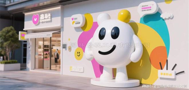 米乐M6网页版：店面卡通网红卡通雕塑定制：塑造店面的流量密码(图6)