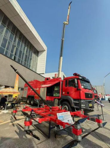 浩淼科技携创新产品亮相第21届中国国际消防设备技术交流展览会：国家级项目成果六足举高灭火机器人吸睛(图5)