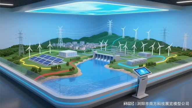 水电站模型沙盘的设计、功能与应用场景详解(图1)