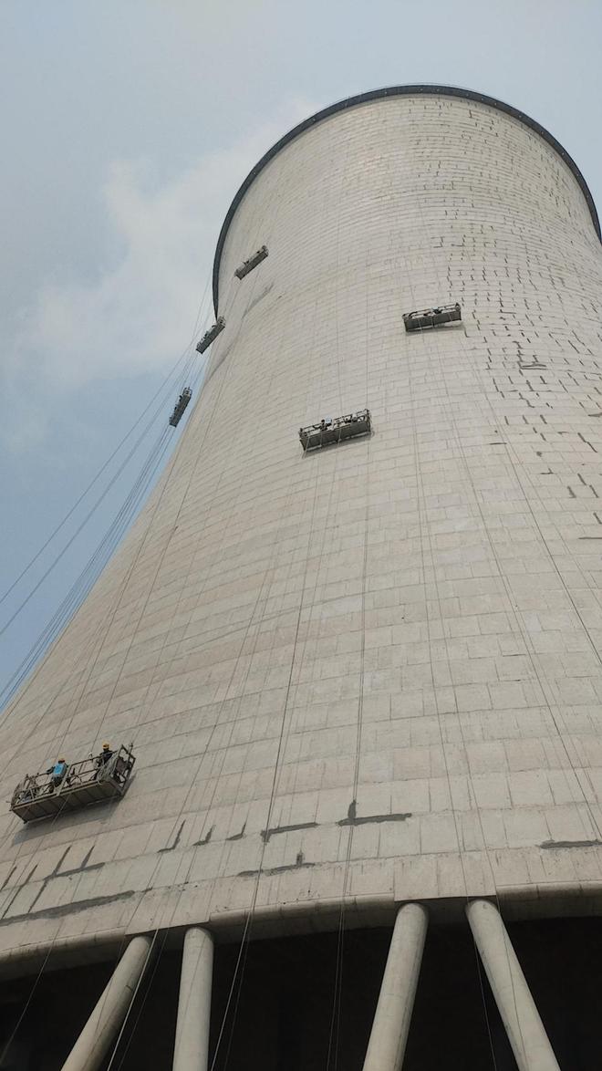 热电厂水塔维修项目圆满竣工完善设施保障(图1)