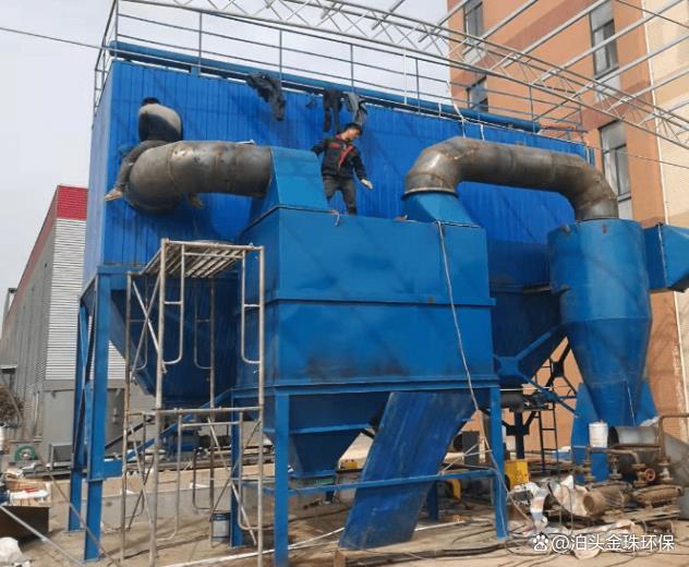 生物质锅炉除尘系统安装施工方案：陶瓷多管旋风除尘器与布袋器组合应用技术规范(图1)