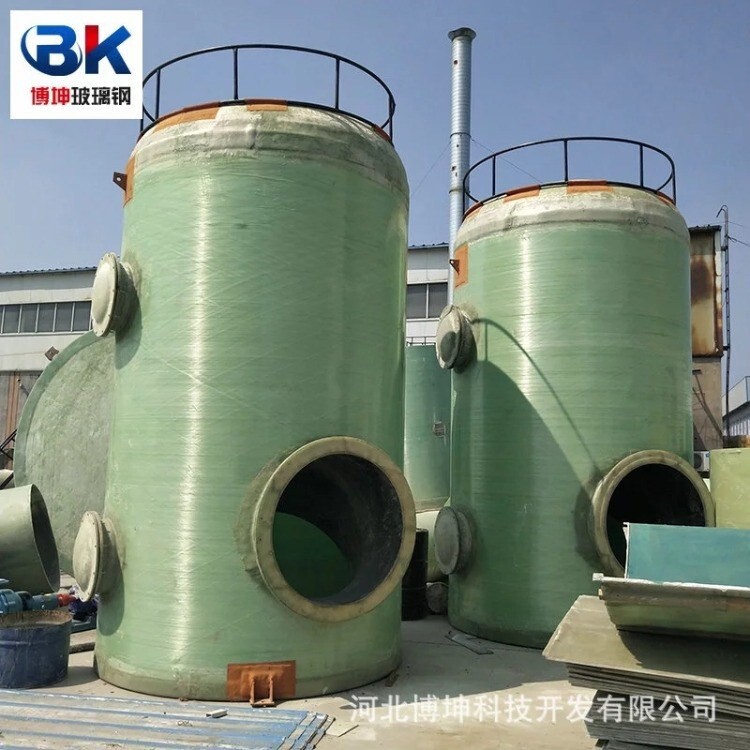 米乐M6平台：大容积现场缠绕加工使用寿命长;玻璃钢贮罐玻璃钢储罐出售(图2)