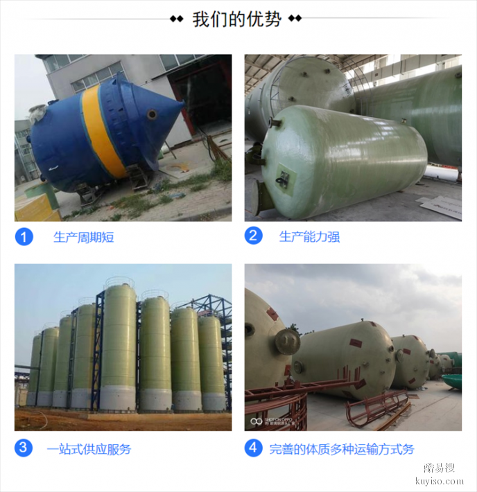 化工玻璃钢储罐玻璃钢次氯酸钠储罐生产厂家(图1)